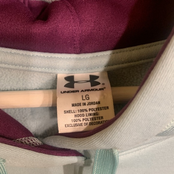 Under Armour brand hooded pull over sweatshirt in women’s Large size - Picture 2 of 8